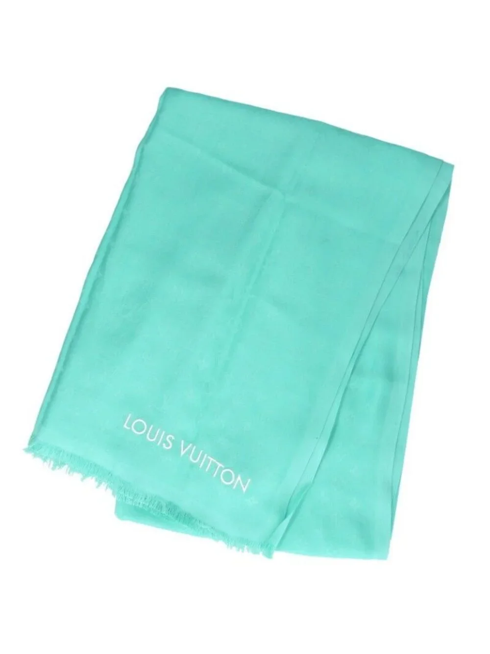 Louis Vuitton Etole Monogram Essential All Over Cotton Fringe Shawl Scarf